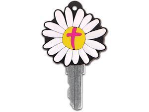 Cross Flower He Loves Me Christian Key Cover Cross Flower He Loves Me Christian Key Cover