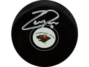Zach Parise Signed Minnesota Wild Autograph Puck Zach Parise Signed Minnesota Wild Autograph Puck