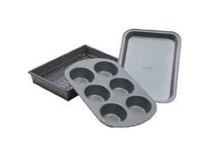 Chicago Metallic Non-Stick 4-Piece Toaster Oven Set Chicago Metallic Non-Stick 4-Piece Toaster Oven Set