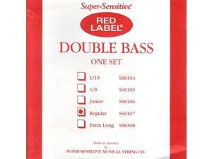 Red Label SS8107 Super Sensitive Medium 3/4 Bass Strings Red Label SS8107 Super Sensitive Medium 3/4 Bass Strings