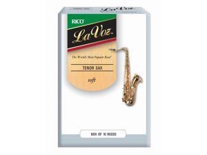 Rico La Voz Bb Tenor Sax Reeds, 10ct, Soft Strength Rico La Voz Bb Tenor Sax Reeds, 10ct, Soft Strength