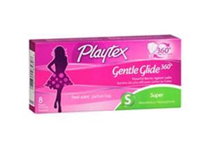Playtex Gentle Glide Tampons With Plastic Applicators Fresh Scent Super Absorbency, 8 Each by Schick Playtex Gentle Glide Tampons With Plastic Applicators Fresh Scent Super Absorbency, 8 Each by Schick