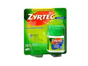 Zyrtec Allergy, 24 Hour 10 mg, Tablets 30 ea. Zyrtec Allergy, 24 Hour 10 mg, Tablets 30 ea.