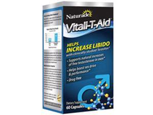 Vitali-T-Aid Natural Free Testosterone Booster, 60 Caps by Naturade Vitali-T-Aid Natural Free Testosterone Booster, 60 Caps by Naturade