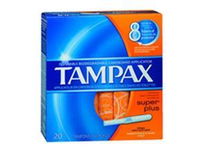 Tampax Tampons Super Plus, 20 each by Tampax Tampax Tampons Super Plus, 20 each by Tampax
