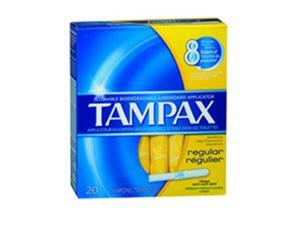 Tampax Tampons With Flushable Applicator Regular Absorbency, 20 each by Tampax Tampax Tampons With Flushable Applicator Regular Absorbency, 20 each by Tampax