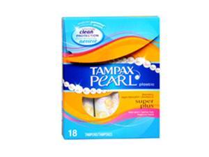 Tampax Pearl Plastic Super Plus Fresh Scent Tampons, 18 each by Tampax Tampax Pearl Plastic Super Plus Fresh Scent Tampons, 18 each by Tampax