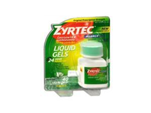 Zyrtec Antihistamine 10 mg Liquid Gels - 25 ct Zyrtec Antihistamine 10 mg Liquid Gels - 25 ct