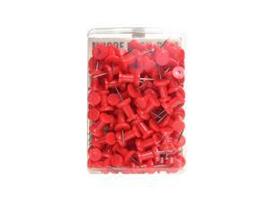 Moore Push Pins red plastic pack of 100 Moore Push Pins red plastic pack of 100