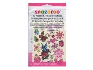 Snazaroo Temporary Tattoos Girls set of 20 Snazaroo Temporary Tattoos Girls set of 20