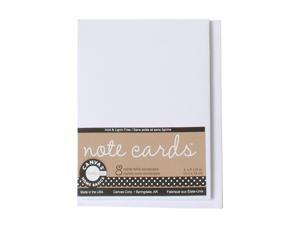 Canvas Corp Packaged Cards and Envelopes note cards with envelope white 4 in. x 5 1/2 in. pack of 8 Canvas Corp Packaged Cards and Envelopes note cards with envelope white 4 in. x 5 1/2 in. pack of 8