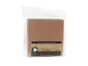 Canvas Corp Packaged Cards and Envelopes envelopes kraft 3 in. x 3 in. pack of 12 Canvas Corp Packaged Cards and Envelopes envelopes kraft 3 in. x 3 in. pack of 12