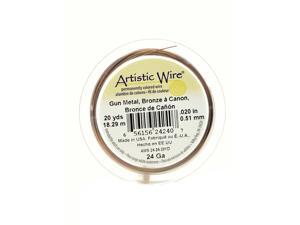 Artistic Wire Spools 20 yd. antique brass 24 gauge Artistic Wire Spools 20 yd. antique brass 24 gauge