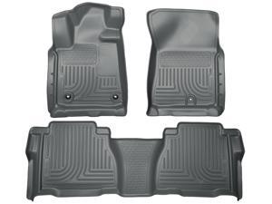 Husky Liners Weatherbeater Series Front & 2Nd Seat Floor Liners 99592 2012-2013 Toyota Tundra Husky Liners Weatherbeater Series Front & 2Nd Seat Floor Liners 99592 2012-2013 Toyota Tundra