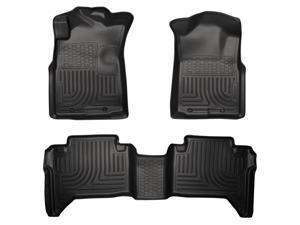 Husky Liners Weatherbeater Series Front & 2Nd Seat Floor Liners 98951 2005-2015 Toyota Tacoma Husky Liners Weatherbeater Series Front & 2Nd Seat Floor Liners 98951 2005-2015 Toyota Tacoma