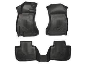 Husky Liners Weatherbeater Series Front & 2Nd Seat Floor Liners 99881 2014-2015 Subaru Forester Husky Liners Weatherbeater Series Front & 2Nd Seat Floor Liners 99881 2014-2015 Subaru Forester