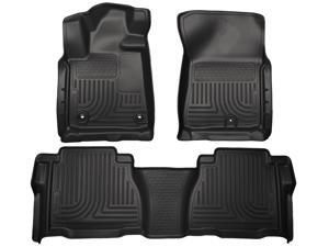Husky Liners Weatherbeater Series Front & 2Nd Seat Floor Liners 99591 2012-2013 Toyota Tundra Husky Liners Weatherbeater Series Front & 2Nd Seat Floor Liners 99591 2012-2013 Toyota Tundra