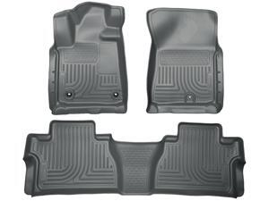 Husky Liners Weatherbeater Series Front & 2Nd Seat Floor Liners 99582 2014-2015 Toyota Tundra Husky Liners Weatherbeater Series Front & 2Nd Seat Floor Liners 99582 2014-2015 Toyota Tundra