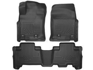 Husky Liners Weatherbeater Series Front & 2Nd Seat Floor Liners 99571 2014 Lexus Lexus GX460 Husky Liners Weatherbeater Series Front & 2Nd Seat Floor Liners 99571 2014 Lexus Lexus GX460