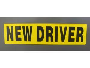 NEW DRIVER Magnet REFLECTIVE Magnetic Vehicle Car Sign NEW DRIVER Magnet REFLECTIVE Magnetic Vehicle Car Sign