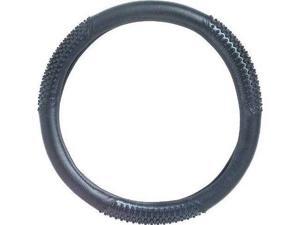 Zone Tech Massage Sport Grip Slip on Steering Wheel Cover Black Zone Tech Massage Sport Grip Slip on Steering Wheel Cover Black