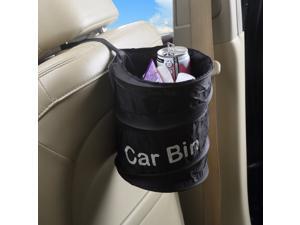 Zone Tech Black Vehicle Pop up Leakproof Trash Can Collapsible Universal Fit Car Hanging Garbage Bin Zone Tech Black Vehicle Pop up Leakproof Trash Can Collapsible Universal Fit Car Hanging Garbage Bin