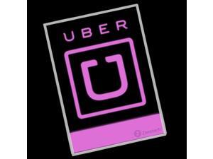 Zone Tech Uber Pink Illuminating Glow Car Vehicle Rideshare Driver Decal Sign Zone Tech Uber Pink Illuminating Glow Car Vehicle Rideshare Driver Decal Sign