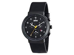 Braun Men's BN0035BKBKG Classic Chronograph Analog Display Quartz Black Watch Braun Men's BN0035BKBKG Classic Chronograph Analog Display Quartz Black Watch