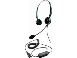 Jabra GN2125 Duo Corded Headset with GN1200 Quick Disconnect Coiled Smartcord Jabra GN2125 Duo Corded Headset with GN1200 Quick Disconnect Coiled Smartcord