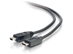 C2G 28854 C2G 3ft USB 2.0 USB-C to USB-Mini B Cable M/M - Black - USB for Camera, Cellular Phone, Tablet - 60 MB/s - 3 ft - Type C Male USB - Type B Male USB - Black C2G 28854 C2G 3ft USB 2.0 USB-C to USB-Mini B Cable M/M - Black - USB for Camera, Cellular Phone, Tablet - 60 MB/s - 3 ft - Type C Male USB - Type B Male USB - Black