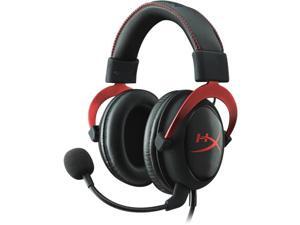 Kingston KHX-HSCP-RD Kingston HyperX Cloud II Headset - Surround - Red - Mini-phone - Wired - 60 Ohm - 15 Hz - 25 kHz - Over-the-head - Binaural - Circumaural - 3.28 ft Cable - Condenser Microphone Kingston KHX-HSCP-RD Kingston HyperX Cloud II Headset - Surround - Red - Mini-phone - Wired - 60 Ohm - 15 Hz - 25 kHz - Over-the-head - Binaural - Circumaural - 3.28 ft Cable - Condenser Microphone