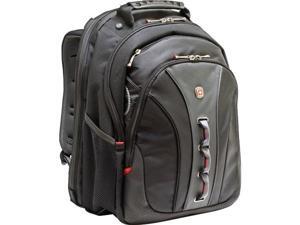 SwissGear WA-7329-14F00 Swissgear Legacy Backpack. Fits up to 15.6in Laptop, Black, Checkpoint Friendly - Polyester, Vinyl SwissGear WA-7329-14F00 Swissgear Legacy Backpack. Fits up to 15.6in Laptop, Black, Checkpoint Friendly - Polyester, Vinyl