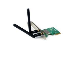 StarTech PEX300WN2X2B StarTech.com PCI Express Wireless N Adapter - 300 Mbps PCIe 802.11 b/g/n Network Adapter Card, 2T2R 2.2 dBi - PCIe Wireless Desktop Card StarTech PEX300WN2X2B StarTech.com PCI Express Wireless N Adapter - 300 Mbps PCIe 802.11 b/g/n Network Adapter Card, 2T2R 2.2 dBi - PCIe Wireless Desktop Card
