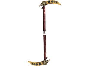 Dragon Ninja Kama Double Axe Costume Accessory Weapon Dragon Ninja Kama Double Axe Costume Accessory Weapon