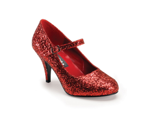 Dorothy Red Glitter Mary Jane Pumps High Heel Shoes Dorothy Red Glitter Mary Jane Pumps High Heel Shoes