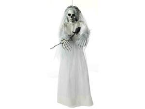 Scary Skeleton Skull Bride Stake Halloween Decoration Scary Skeleton Skull Bride Stake Halloween Decoration