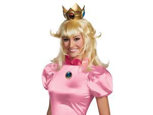Adult Princess Peach Super Mario Halloween Costume Wig Adult Princess Peach Super Mario Halloween Costume Wig