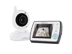 Levana Ayden 3.5" Digital Video Baby Monitor with Night Vision Camera, Temperature Monitoring, Two-way Intercom and Zoom Levana Ayden 3.5" Digital Video Baby Monitor with Night Vision Camera, Temperature Monitoring, Two-way Intercom and Zoom