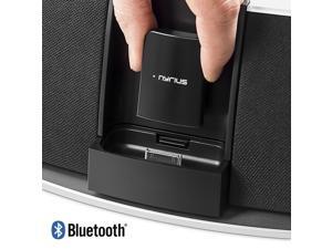 Nyrius Songo Link Wireless Bluetooth Music Receiver 30-pin Apple Speaker Dock Adapter Nyrius Songo Link Wireless Bluetooth Music Receiver 30-pin Apple Speaker Dock Adapter