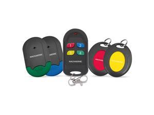 Magnasonic Wireless Key Finder for Keychain, Wallet, Phone, Remote Control includes Locator with 4 Receivers - MGWF300 Magnasonic Wireless Key Finder for Keychain, Wallet, Phone, Remote Control includes Locator with 4 Receivers - MGWF300