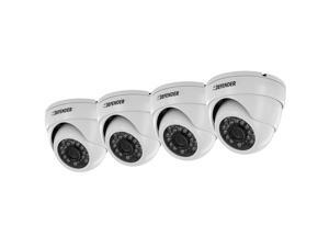 Defender 21320 800TVL MAX Resolution BNC Pro 4 Pack 800TVL Ultra High Resolution Widescreen Indoor/Outdoor Dome Security Cameras Defender 21320 800TVL MAX Resolution BNC Pro 4 Pack 800TVL Ultra High Resolution Widescreen Indoor/Outdoor Dome Security Cameras