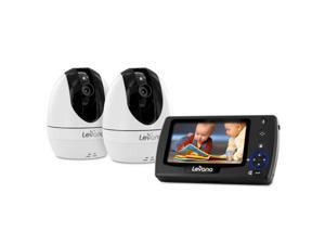 Levana Ovia 4.3" PTZ Digital Baby Video Monitor with Photo and Video SD Recording, 2 Night Vision Cameras, Talk to Baby Levana Ovia 4.3" PTZ Digital Baby Video Monitor with Photo and Video SD Recording, 2 Night Vision Cameras, Talk to Baby