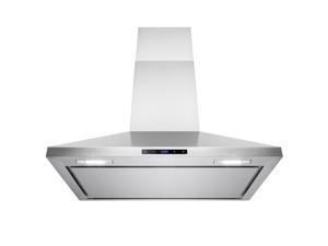 AKDY 36" Stainless Steel Wall Mount LED Touch Display Screen Control Range Hood Cooking Vent AKDY 36" Stainless Steel Wall Mount LED Touch Display Screen Control Range Hood Cooking Vent