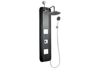 AKDY Shower Panel Tower Spa System Rainfall Overhead Detachable Handheld Wand Body Jet Spray Easy Connect Wall Mount AKDY Shower Panel Tower Spa System Rainfall Overhead Detachable Handheld Wand Body Jet Spray Easy Connect Wall Mount