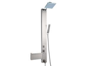AKDY 48" Shower Panel Tower Spa Multi Function Over Head Rainfall Style Head Tub Filler Faucet Wand Handheld Spout Wall Mount AKDY 48" Shower Panel Tower Spa Multi Function Over Head Rainfall Style Head Tub Filler Faucet Wand Handheld Spout Wall Mount