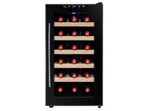 AKDY 18 Bottle Wine Cooler Chiller Refrigerator Fridge Thermoelectric Wood Shelf Single Zone Freestanding AKDY 18 Bottle Wine Cooler Chiller Refrigerator Fridge Thermoelectric Wood Shelf Single Zone Freestanding