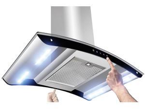 AKDY 36" AK-N10B6-36 Euro Stainless Steel Island Mount Range Hood AKDY 36" AK-N10B6-36 Euro Stainless Steel Island Mount Range Hood