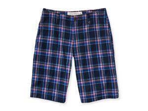 Aeropostale Mens Plaid Flat-Front Casual Bermuda Shorts 437 31 Aeropostale Mens Plaid Flat-Front Casual Bermuda Shorts 437 31