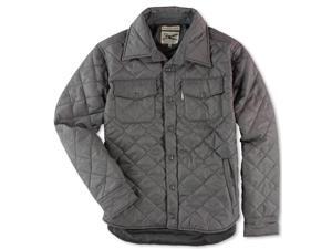 Marc Ecko Mens Quilt It Ls Woven Puffer Jacket cigargrey S Marc Ecko Mens Quilt It Ls Woven Puffer Jacket cigargrey S