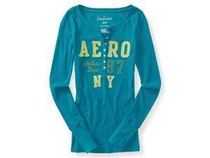 Aeropostale Womens Ribbed Ny Athl Dept Henley Shirt 160 XS Aeropostale Womens Ribbed Ny Athl Dept Henley Shirt 160 XS